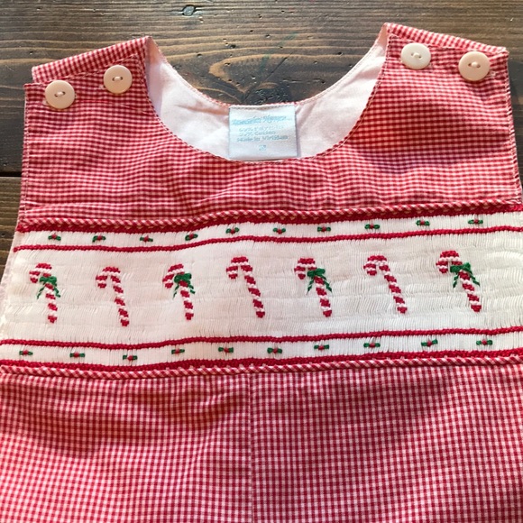 Remember Nguyen smock size 2 candy canes - Picture 2 of 2